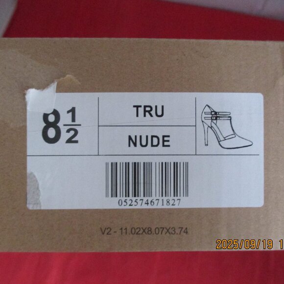 Journee Collection Tru T Strap Stiletto Pumps $85 - US Size 8 1/2 - Nude - 1350 - Picture 11 of 11